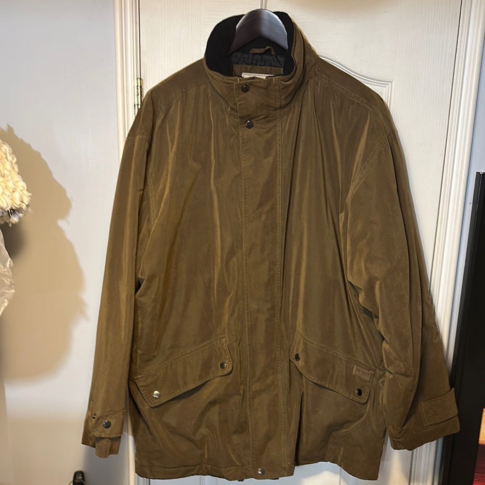 Men’s Lee Valley Ireland Olive Military Field Jacket Size XL